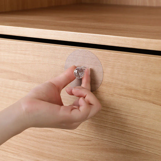 CrystalKnob™ | Self Adhesive Acrylic Knobs and Hooks