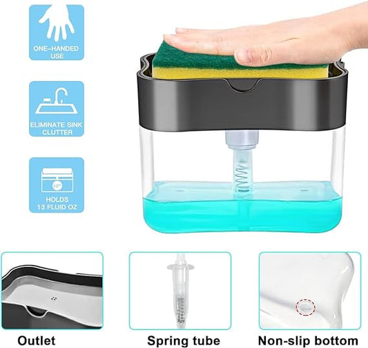 DishBuddy™ | Soap Dispenser and Holder