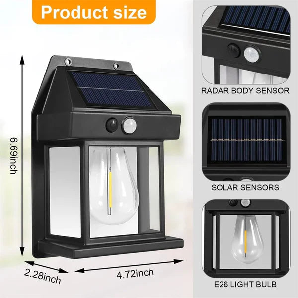 SolarSense™ | Wall Lamp with Motion Senser